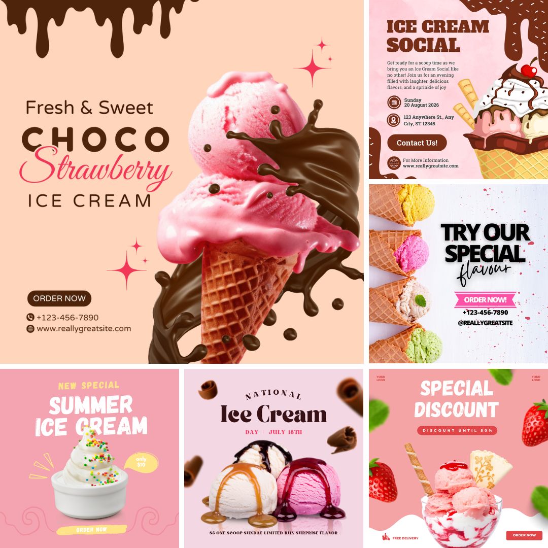 Ice cream Product Sales Images