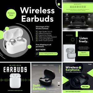 Wireless Earbuds Product Sales Images