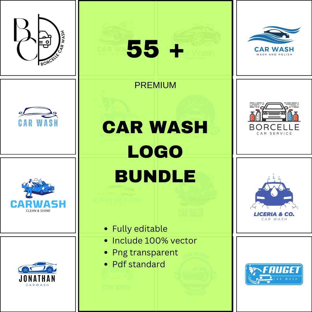 Car Wash Logos