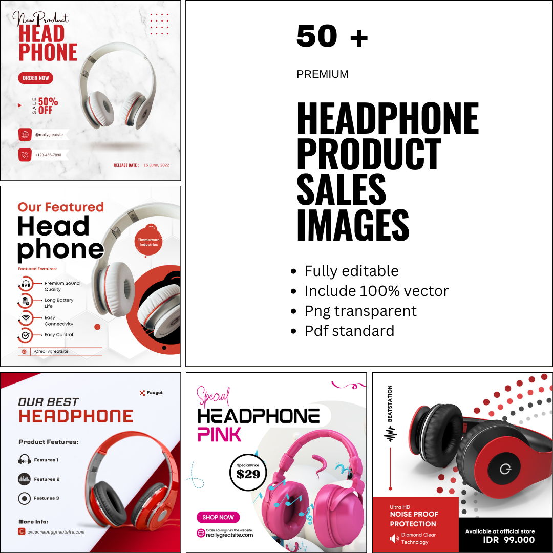 Headphone product sales images - Image 3