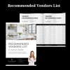 Recommended Vendors List – Editable Real Estate Canva Brochure