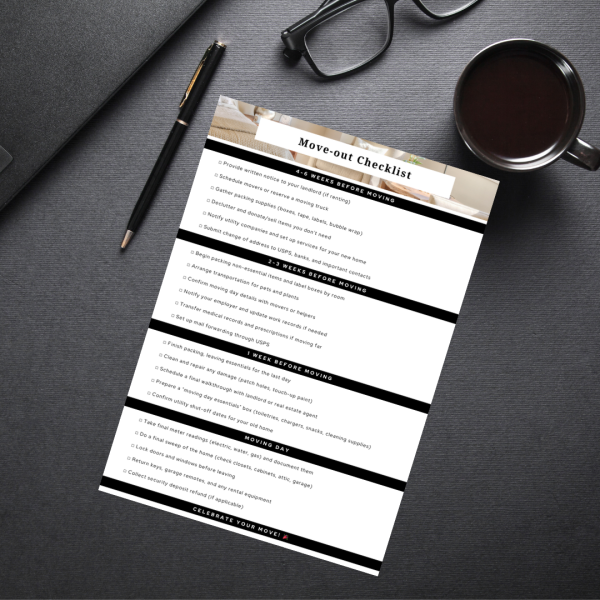 Move-Out Checklist Brochure