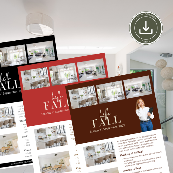 3 Fall Real Estate Flyer