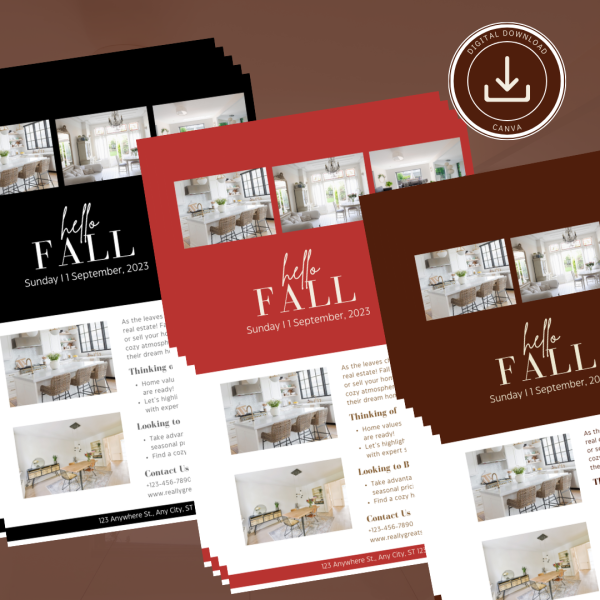 Fall Real Estate Flyer