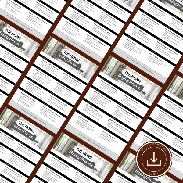 Home Seller & Home Buyer Roadmap Guide Flyers