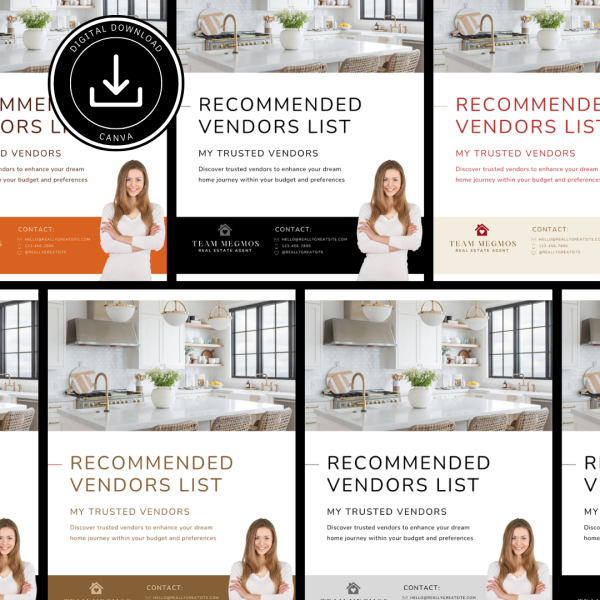 Recommended Vendors List Brochure