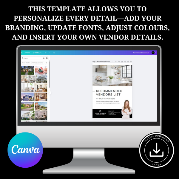 Recommended Vendors List Brochure
