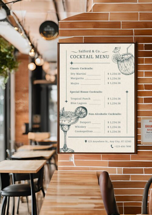 Beige Illustrative Cocktail Menu (1)