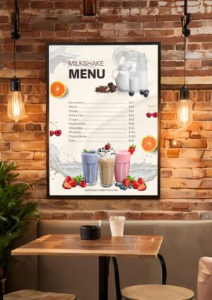 Beige and grey Modern Milkshake Menu (1)