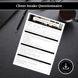 Real Estate Client Intake Questionnaire Template
