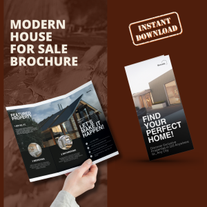 Modern House For Sale Brochure Template