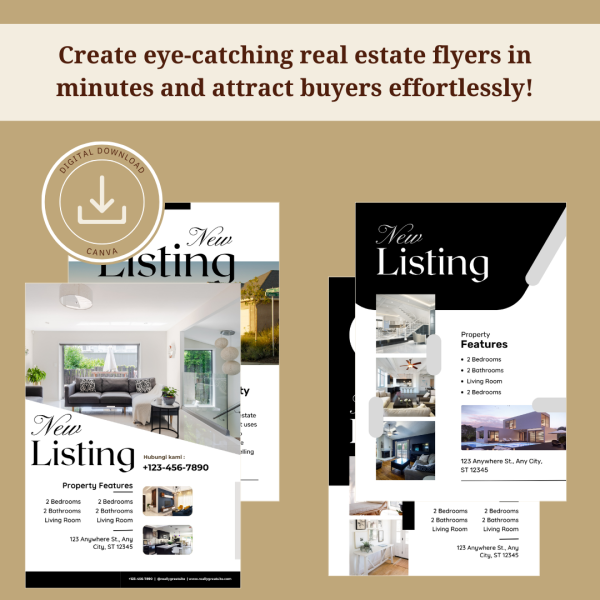 New Listing Real Estate Flyer