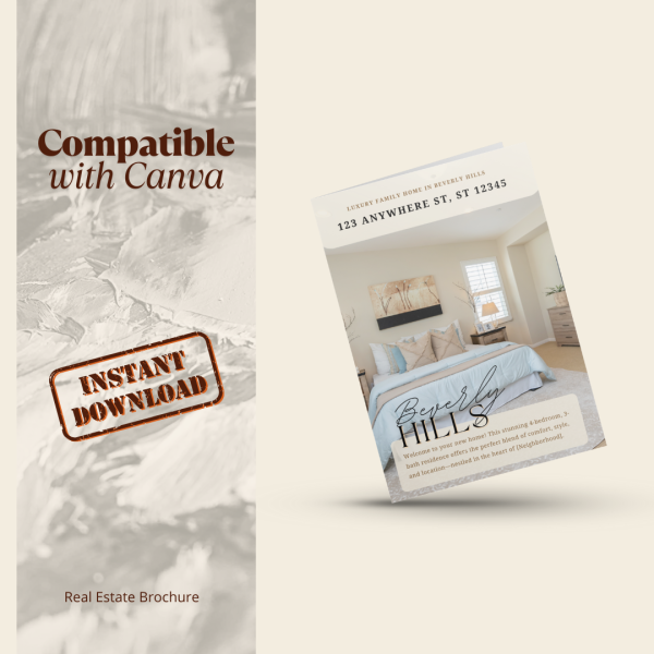 Property Brochure Template for Real Estate Agents