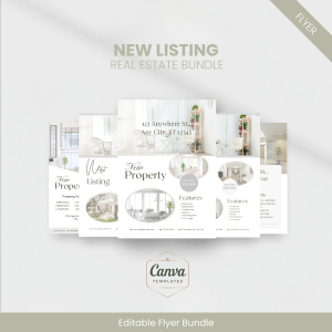 New Listing Real Estate Flyer Bundle New Listing Real Estate Flyer Bundle