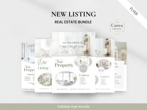 New Listing Real Estate Flyer Bundle