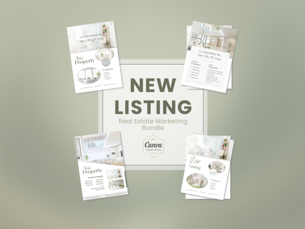 New Listing Real Estate Flyer Bundle