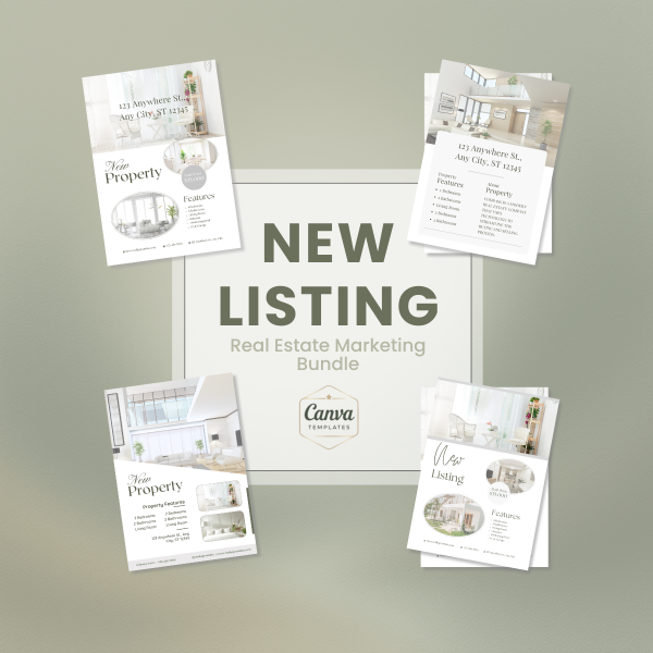 New Listing Real Estate Flyer Bundle