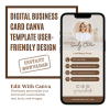 Digital Business Card Canva Template
