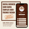 Digital Business Card Canva Template