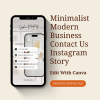 Minimalist Modern Business Contact Us Instagram Story
