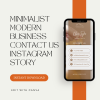 Minimalist Modern Business Contact Us Instagram Story