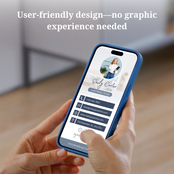 Digital Business Card Canva Template