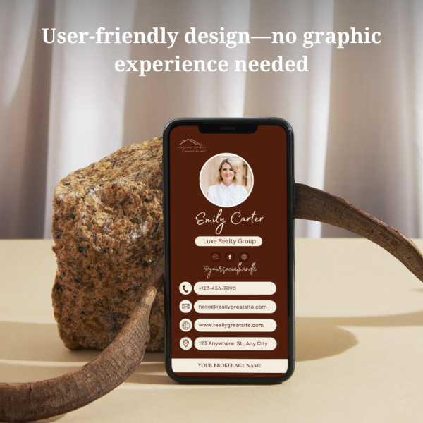 Digital Business Card Canva Template