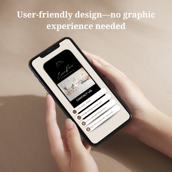 Minimalist Modern Business Contact Us Instagram Story