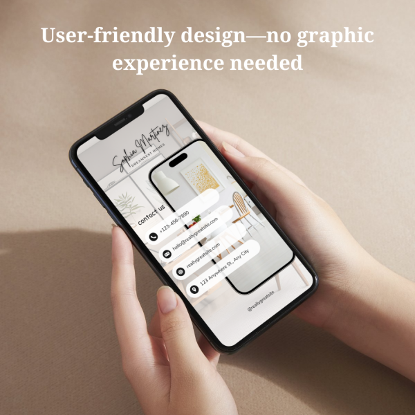Minimalist Modern Business Contact Us Instagram Story