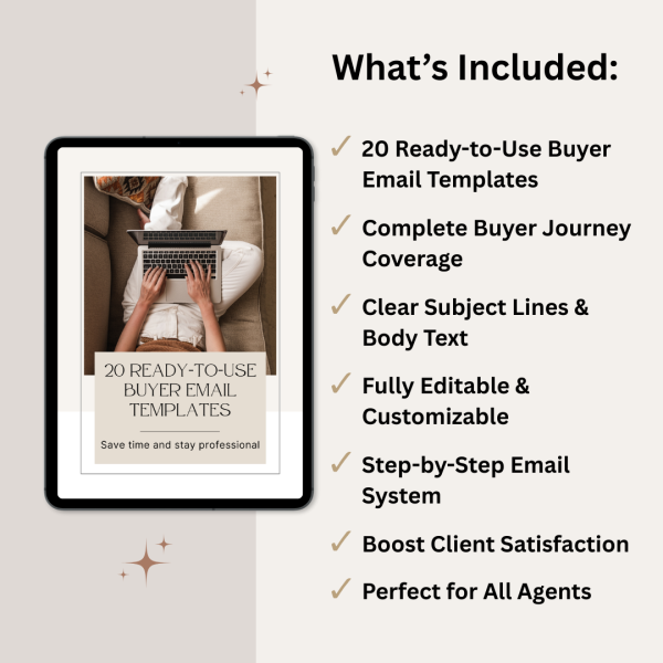 20 Buyer Email Templates for Real Estate Agents