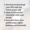 Digital Business Card Canva Template