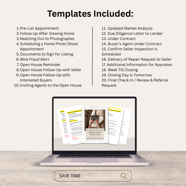 20 Seller Email Templates for Real Estate Agents
