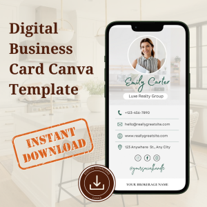 Digital Business Card Canva Template