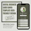 Digital Business Card Canva Template