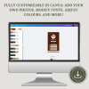 Digital Business Card Canva Template