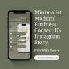 Minimalist Modern Business Contact Us Instagram Story