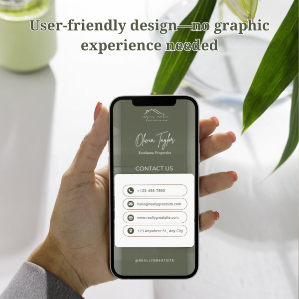 Minimalist Modern Business Contact Us Instagram Story