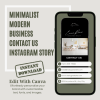 Minimalist Modern Business Contact Us Instagram Story