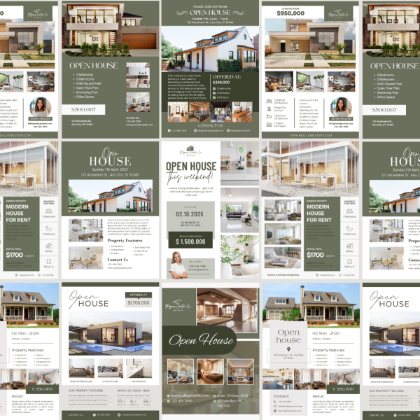 3 10 Open House Templates