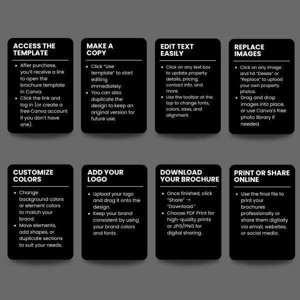 open House For Sale Brochure