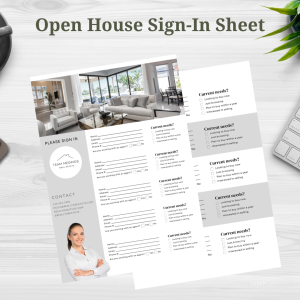 Open House Sign-In Sheet