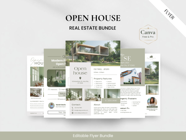 Open House Flyer Bundles