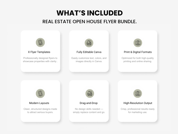 Open House Flyer Bundles