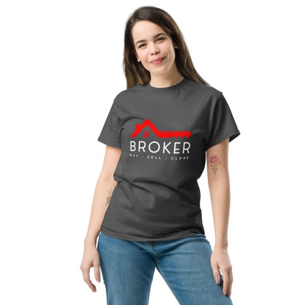 unisex-classic-tee-dark-heather-front-68ee3c2b7e793.jpg Unisex Classic Tee for Brokers