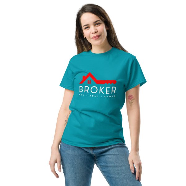 unisex-classic-tee-tropical-blue-front-68ee3c2b8fb70.jpg Unisex Classic Tee for Brokers