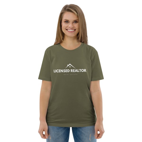 Unisex organic cotton t-shirt | Licensed Realtor