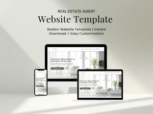Modern Real Estate Agent Website Template