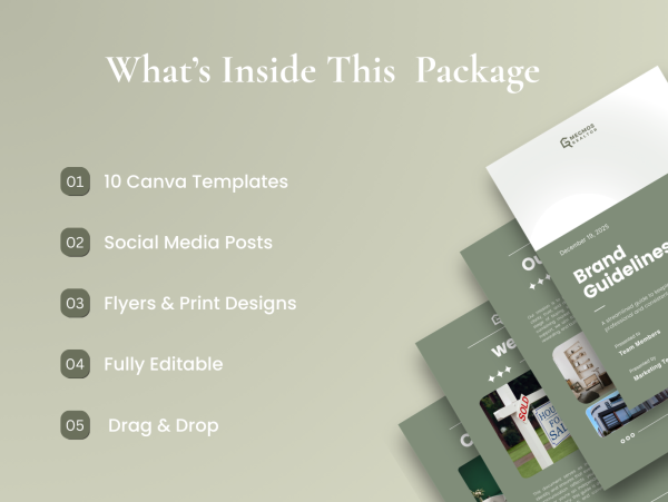 Professional Real Estate Brand & Marketing Kit