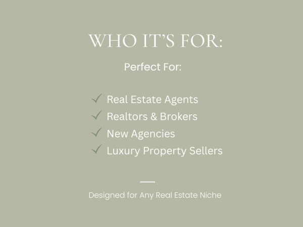 Professional Real Estate Brand & Marketing Kit