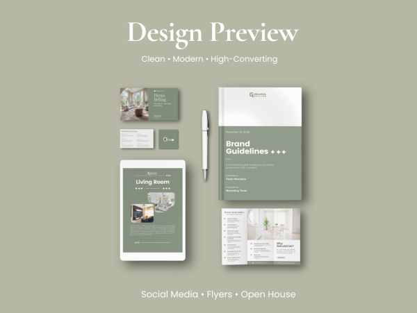 Professional Real Estate Brand & Marketing Kit
